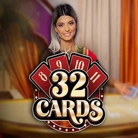 32 Cards slot icon by Ezugi, available at Honeybetz Casino