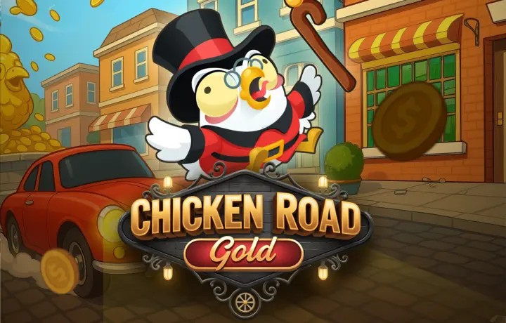 Enjoy Chicken Road Gold by InOut – logo hosted on honeybetzcasino.ch