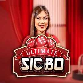 Ultimate Sic Bo online game logo by Ezugi on honeybetzcasino.ch